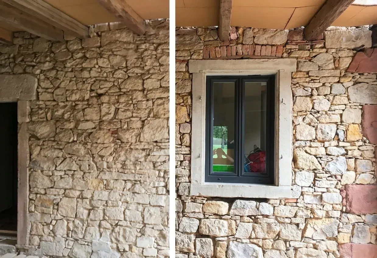 Ravalement de façade dans le Gard — après (chantier 1)